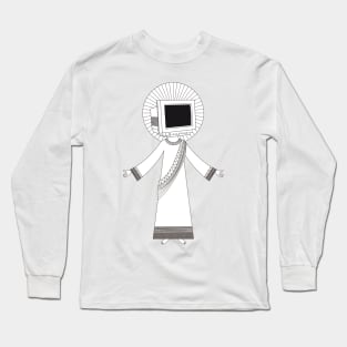 Coder shirt computer savior Long Sleeve T-Shirt